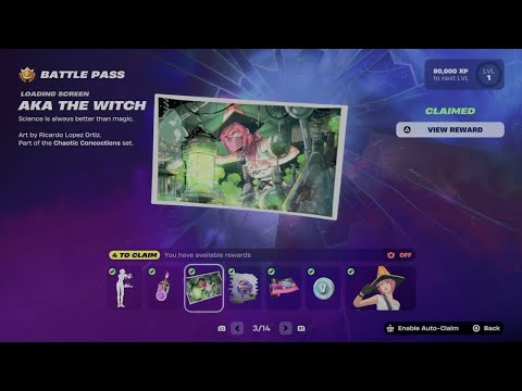 How to Unlock Aka the Witch Loading Screen in Fortnite | Battle Pass Rewards Page 3