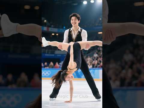 🔥 Unbelievable Ice Skating Performance - Excellent! ✨⛸️ #ailookbook #iceskating #dance #sports