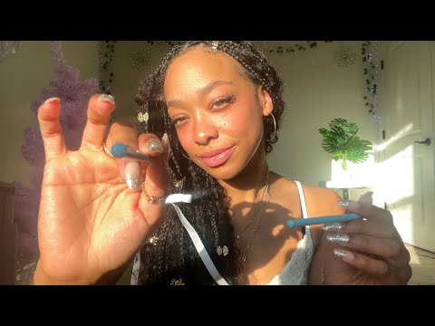 ASMR | Plucking Your Negative Energy 🌸 Personal Attention, Layered Sounds + Affirmations 🌷✨🪞