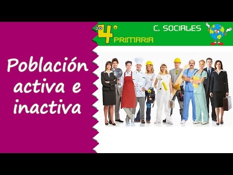 Población activa e inactiva La población de España y de Europa