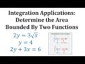 Integration Techniques and Area Calculation