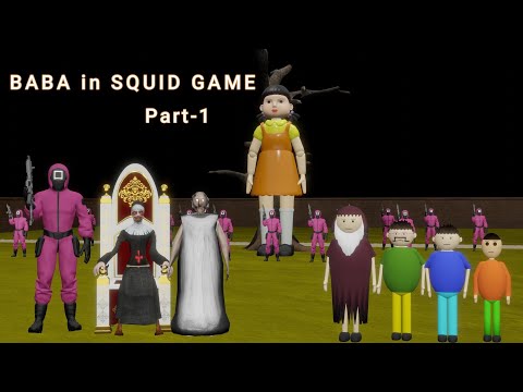 BABA in SQUIDGAME  Part 1 | Gulli Bulli | MAKE JOKE HORROR CARTOON | MAKE JOKE HORROR