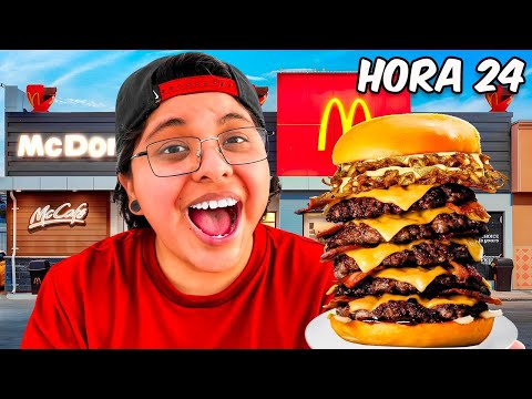 24 HORAS COMIENDO SOLO COMIDA DE MC DONALD’S 😱 | Patho