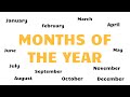 Months of the Year Identification