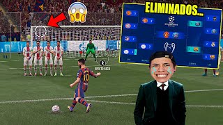 Una ATAJADA que ME ELIMINA de la CHAMPIONS 😱 MODO CARRERA