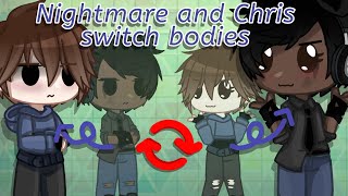 [FNAF] Nightmare and CC swap bodies //NightmarexChris//