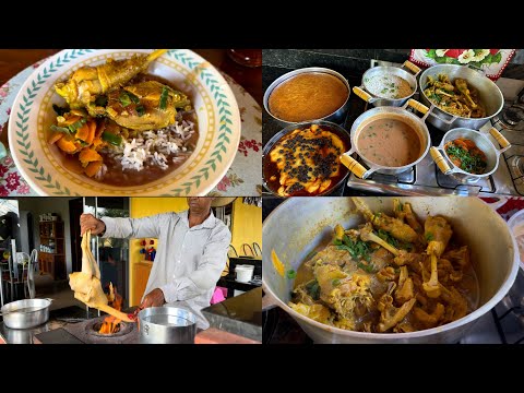 Frango caipira no fogão a lenha 🪵 comida da roça, almoço caipira