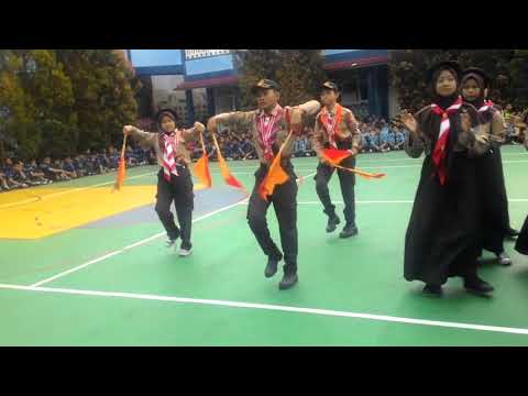 Senam gemufamire ala Pramuka SMPN 1 Cisaga 1