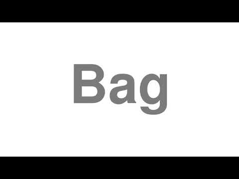 How to Pronounce Bag (Real Life Examples!) - YouTube