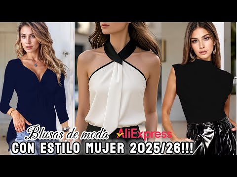 MODA 2025 Mujer BLUSAS DE MODA 2025/26 para MUJER BLUSAS  ALIEXPRESS