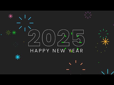 CSS + Javascript Animation Effects | Happy New Year 2025