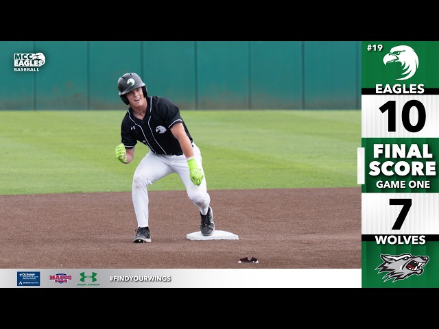 MCC: #19 Baseball vs Co-Lin Highlights - Game 1