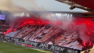 ULTRAS SOBĚ: Slavia - Sparta, support, choreo, pyro, famózní derby (2023/2024)