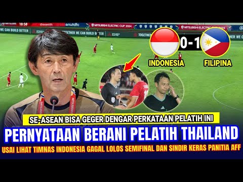 🔴 MENGAKU SANGAT HERAN !! Pelatih Thailand KERAS NGOMONG Gini Soal Wasit & Timnas Indonesia di AFF