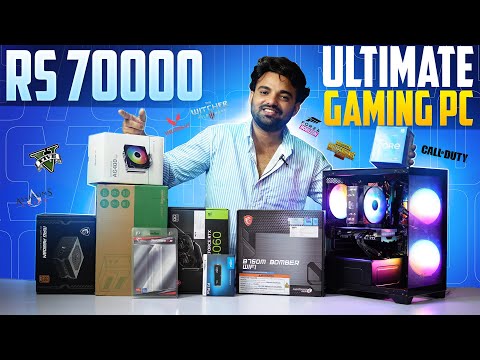 Best ₹70K Gaming PC Build for AAA Titles 💻 2025 Budget King!