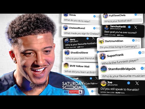 Jadon Sancho answers the internet’s most asked questions… 👀 | Jadon Sancho Fan Q&A