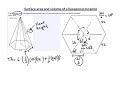 Hexagonal Geometry and Pyramid Calculations