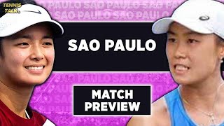 Eala vs Tjen | WTA Sao Paulo 2025 QF | Tennis Talk Preview & Prediction