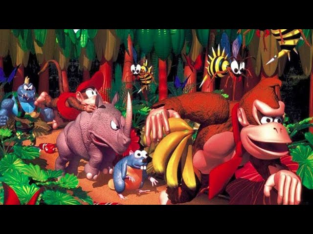 Donkey Kong Country Full Gameplay Walkthrough ( 101 % Longplay)