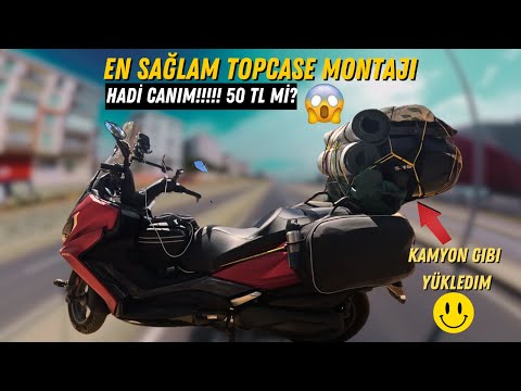 EN SAÄžLAM TOPCASE MONTAJI #maxiscooter #motorcycle #topcase #montage #assembly