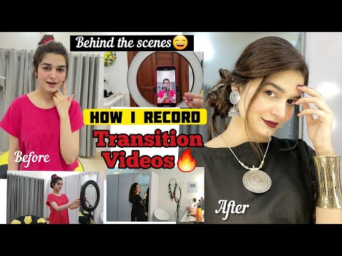 How I Recored Transition Videos || Behind The Scene😄