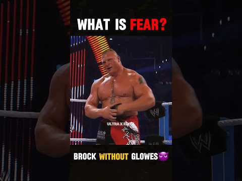 Brock Lesnar Without Glowes💀🔥 || Brock lesnar power👑😈 || Mass edit💯 #shorts #viral