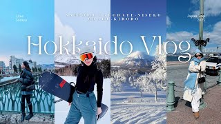 Hokkaido Vlog | Sapporo❄️Hakodate🦀 Niseko🍣Otaru🚗Kiroro🏂 | Jane Soraya