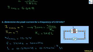 Problem on A.C. Voltage Through Inductor
