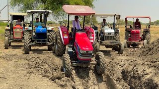Tractor Power Test in Deep Ditch New Holland 3630 Mahindra Arjun NOVO 605 Eicher 485 | Mahindra 275