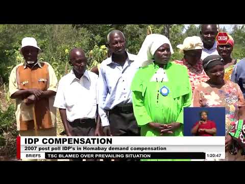 2007 post poll IDP’s in Homabay demand compensation