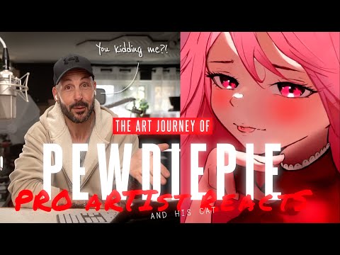 Pewdiepie's Art Journey - He Really Isn't Messing Around!