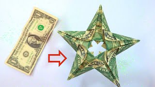 REGALO IDEAL hecho con DINERO. ORIGAMI. ESTRELLAS