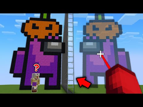 J'ai Copié ses Constructions grâce à des BLOCS de Verre à Sens UNIQUE sur Minecraft..
