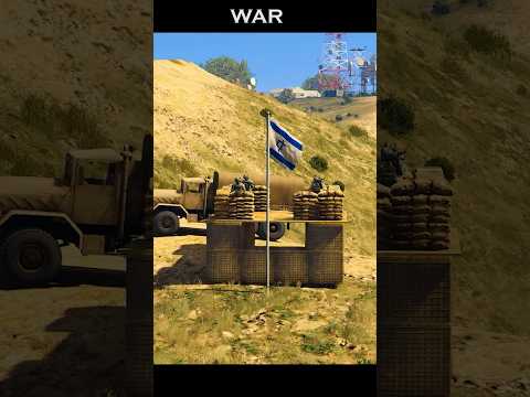 Iran attack on Israeli Military post animated video