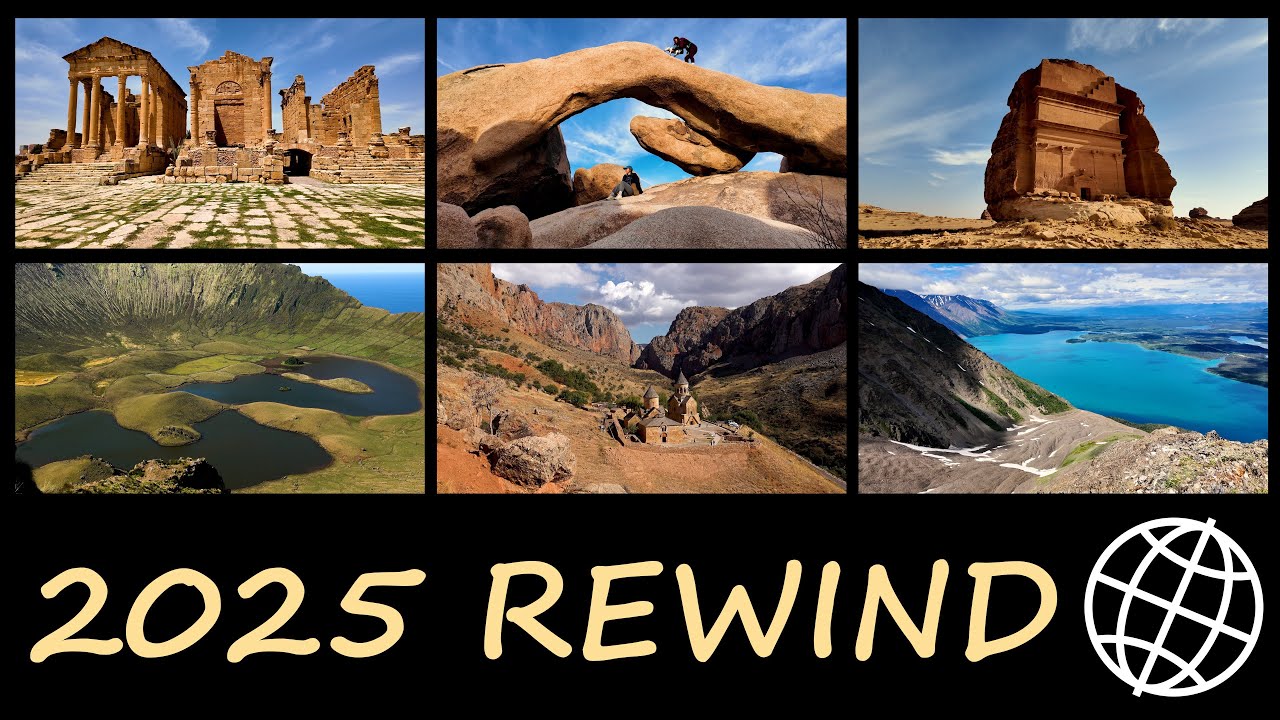 2025 Year of Travel in Review: Amazing Places on Our Planet #myyearonyoutube2025