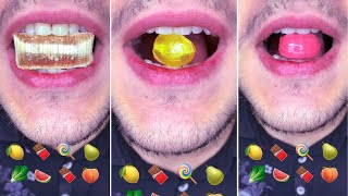 one min emoji food Challenge 먹방 ASMR candy