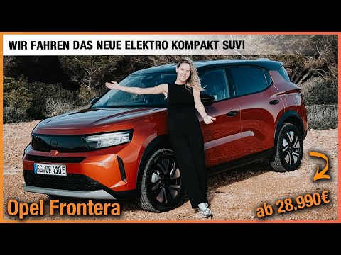 Opel Frontera (2025) Wir fahren das NEUE Elektro Kompakt SUV ab 28.990€! Fahrbericht | Review | Test