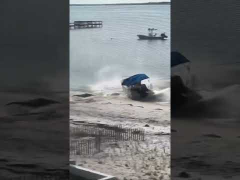Holy shit is right. Glad he was ok. Probably better to get the guy off the boat next time #qualified