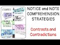 Contrasts and Contradictions in Literature