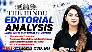 The Hindu Editorial Analysis | 7th Sept 2026 | Newspaper, Reading, Vocab, MCQs | by Anchal Ma'am