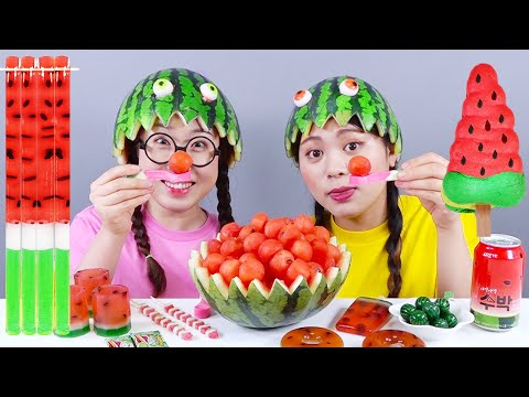 スイカのデザート食べ物食べ放題ドナ