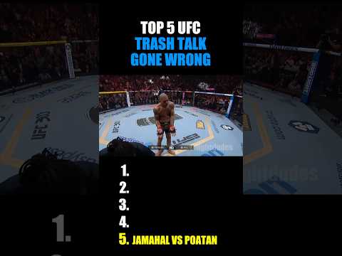 TOP 5 UFC TRASH TALK GONE WRONG MOMENTS #shorts #ufc #mma #conormcgregor #alexpereira