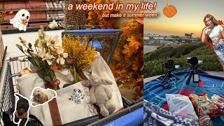 a weekend in my life *SUMMERWEEN EDITION* | sleepover + beach day + GRWM for anniversary