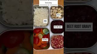 SATURDAY 🍱🍚#lunchboxrecipe #packwithme #indianfood #healthy #kidsfaviorite #youtubeshorts #shorts