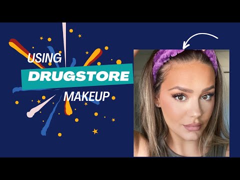 Doing a full Face of makeup using only drugstore products!