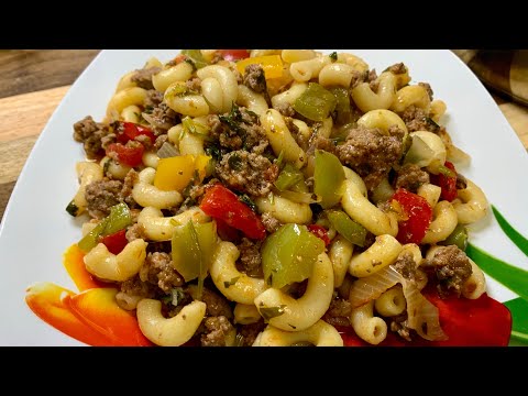 La Carne Molida es deliciosa de esta manera! Cómo Hacer Pasta con Carne Molida! Picadillo