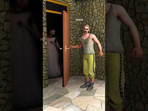 😂😅Granny, door peep