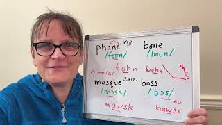 How to Pronounce Mosque, Boss, Phone and Bone (Vowel ɔ "aw" and oʊ "oh")