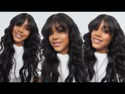 Pre Everything New Bang Wig! Fluffy Loose Wave Beginner Friendly Install Ft. Nadula Hair