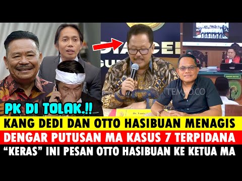 Otto Hasibuan & Kang Dedi Menangis ! Ketua MA Tolak PK 7 Terpidana Kasus Vina Cirebon